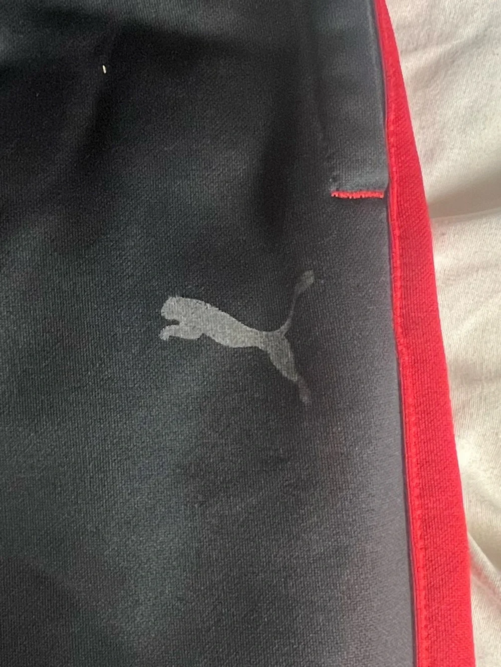 Puma Red and Black Zip-Up Track Jacket - Picture 2 of 7